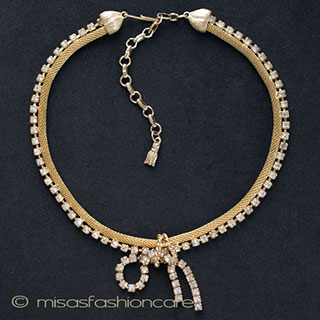 （画像用） RSリボン ネックレス