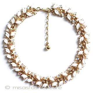 （画像用） Trifari　 トリファリ リーフ　ネックレス