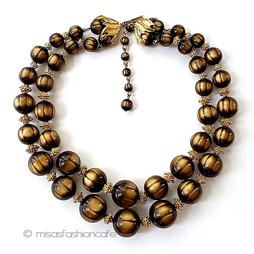 （画像用） Trifari　 トリファリ ２連　ネックレス