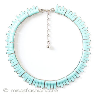 （画像用） Ｔｒｉｆａｒｉ　 トリファリ 水色　ネックレス