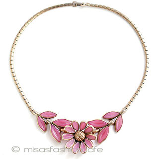 （画像用） Ｔｒｉｆａｒｉ　 トリファリ ガラスの花　ネックレス