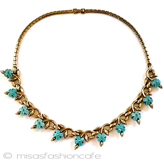 （画像用） Trifari　 トリファリ お花　ネックレス