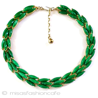 （画像用） Trifari　 トリファリ リーフ　ネックレス