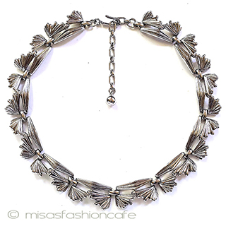 （画像用） TRIFARI　 トリファリ 銀リボン　ネックレス