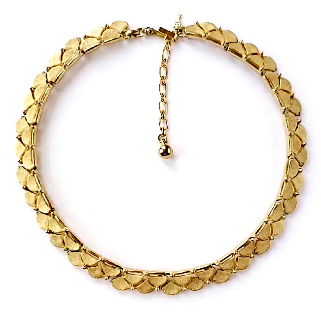 （画像用） ヴィンテージネックレス トリファリ　レース