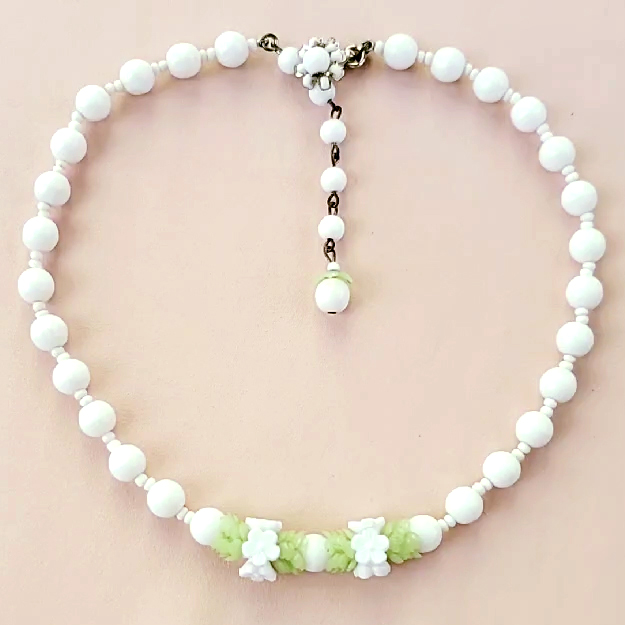 （画像用） ミリアムハスケル　お花 ヴィンテージ 　ガラス