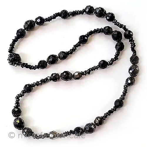 （画像用） ミリアムハスケル　刻印 ジェット天然石マーカサイト