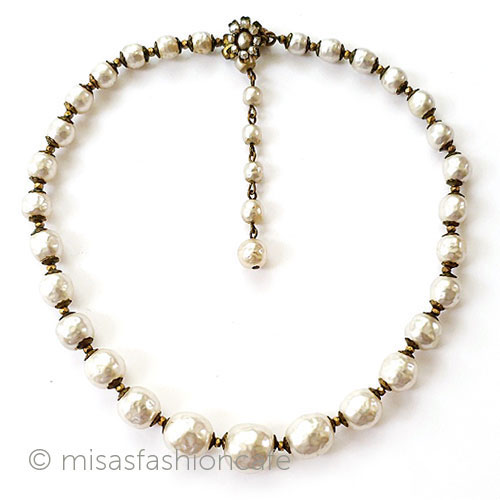 （画像用） ミリアムハスケル 刻印 バロックパール花金具