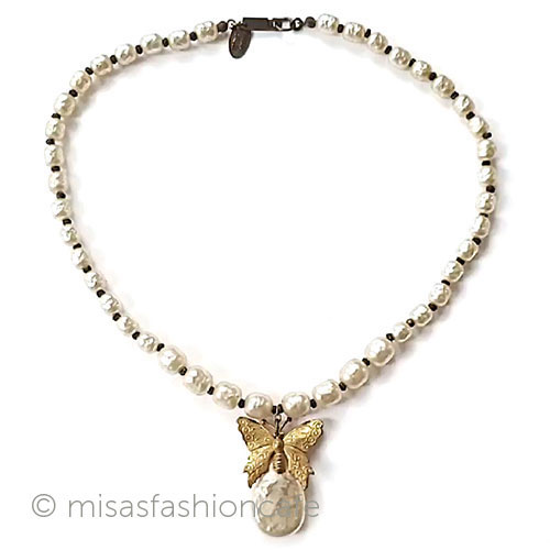 （画像用） ミリアムハスケル刻印 バロックパール　蝶