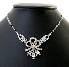 （画像用） クラウンTrifari　 レアSterlingネックレス