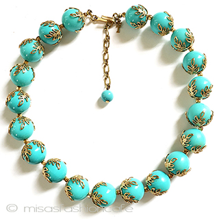 （画像用） Ｔｒｉｆａｒｉ　 トリファリ ターコイズ　ネックレス