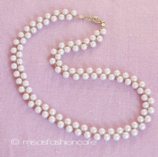 （画像用） Avon パール編みネックレス