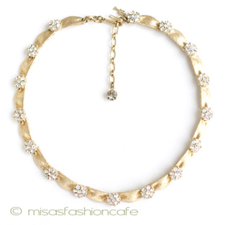 （画像用） Trifari　 トリファリ RSの花　ネックレス