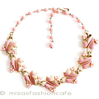 （画像用） ＣＯＲＯ　ネックレス ピンクベリー・リーフ