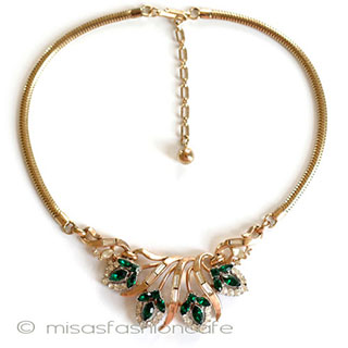 （画像用） Ｔｒｉｆａｒｉ　 トリファリ エメラルド・ネックレス