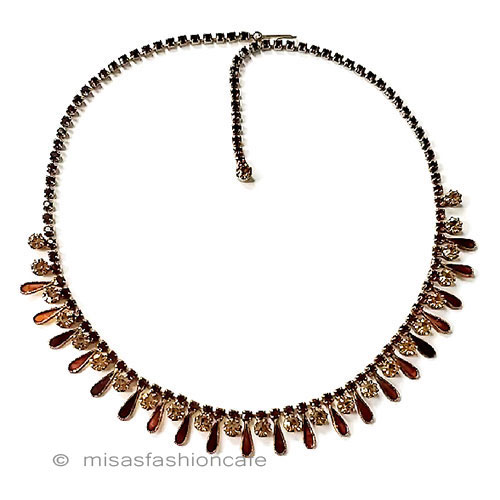 （画像用） アンティークジュエリー　 エナメルRS　ネックレス