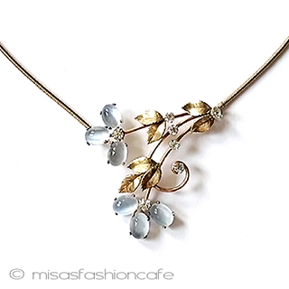 （画像用） アンティーク　Krementz 14Kgfムーンストーンの花