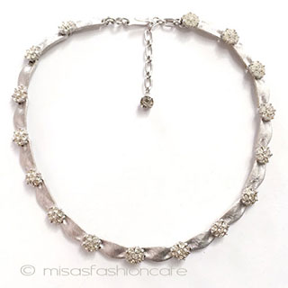 （画像用） Trifari　 トリファリ RSの花　ネックレス