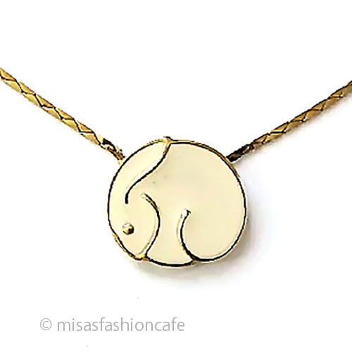 （画像用） Trifari　 トリファリ うさぎ　ネックレス