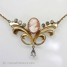 （画像用） シェルカメオ ネックレス