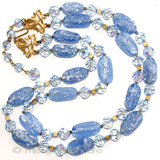 （画像用） Ｔｒｉｆａｒｉ　 トリファリ アートガラス・ネックレス