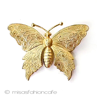 （画像用） ミリアムハスケル　 Haskell　蝶ブローチ