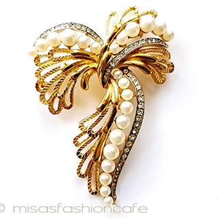 （画像用） ヴィンテージアクセサリー トリファリ コサージュ（大）