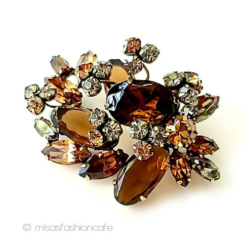 （画像用） Regencyリージェンシー クリスタル・ブローチ