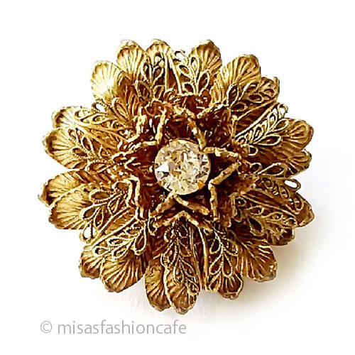 （画像用） ミリアムハスケル　 Haskell花ブローチ