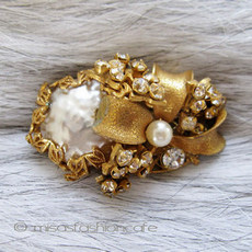 （画像用） Miriam Haskell ミリアムハスケル ブローチ