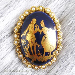 （画像用） フランス製 アートブローチ