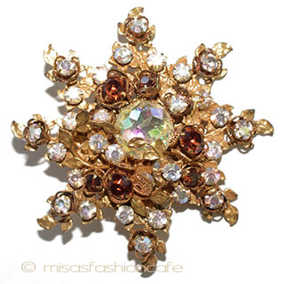 （画像用） DeMario NY　花ブローチ