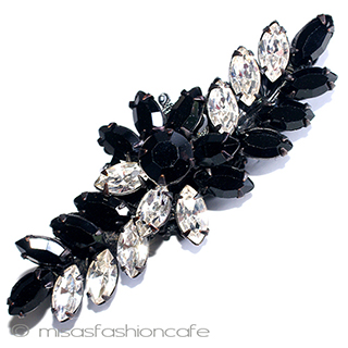 （画像用） ミリアムハスケル刻印 クリスタル　ブローチ