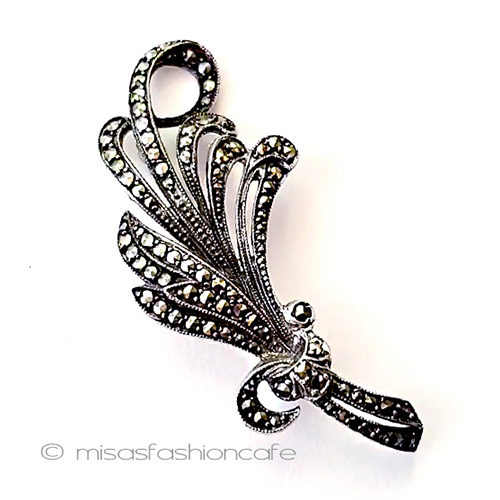 （画像用） アンティークジュエリー Sterling 銀製　天然石