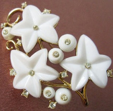 （画像用） クラウントリファリ Trifari　ブローチ