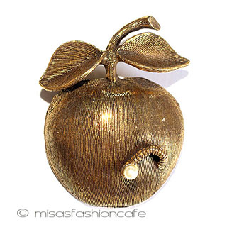 （画像用） Original by Robert　 アップル　ブローチ