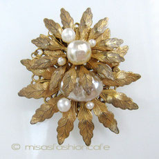 （画像用） Miriam Haskell ミリアムハスケル ブローチ