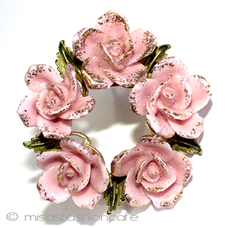 （画像用） ＣＯＲＯ　ブローチ ローズ　リース