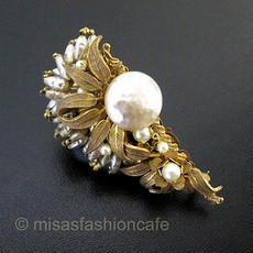 （画像用） Miriam Haskell ミリアムハスケル ブローチ