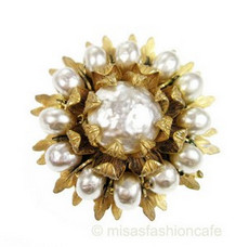 （画像用） Miriam Haskell ミリアムハスケル ブローチ