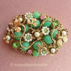 （画像用） Coro コロ お花畑ブローチ