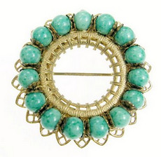 （画像用） Miriam Haskell ミリアムハスケル ブローチ