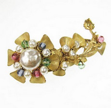 （画像用） Ｍｉｒｉａｍ　Ｈａｓｋｅｌｌ バロックパール・ブローチ