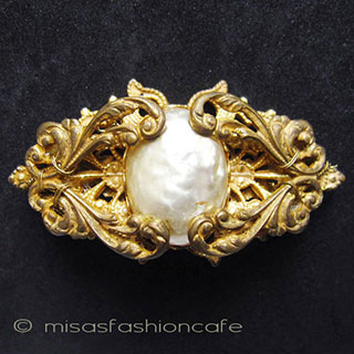 （画像用） Miriam Haskell ミリアムハスケル ブローチ