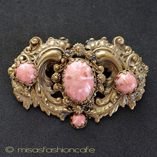 （画像用） アールヌーヴォー　ブローチ