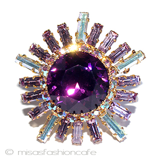 （画像用） Ａｕｓｔｒｉａ　オーストリア クリスタル　ブローチ