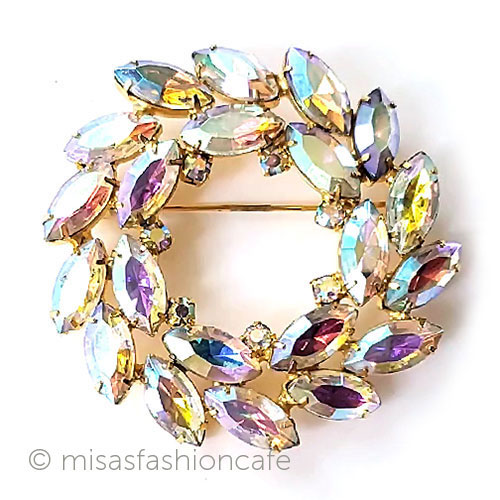 （画像用） ヴィンテージジュエリー リース　ブローチ