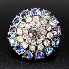 （画像用） アイリス ガラス ブローチ