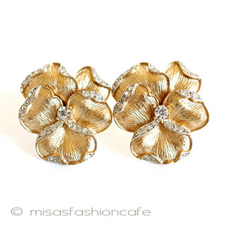 （画像用） トリファリ　ブローチ２個 Ｔｒｉｆａｒｉ　パンジー