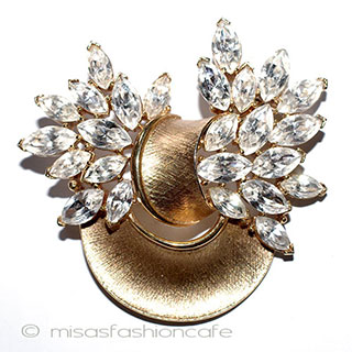 （画像用） Trifari　 トリファリ 1960年製　ブローチ